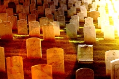 Cemetery at Sundown